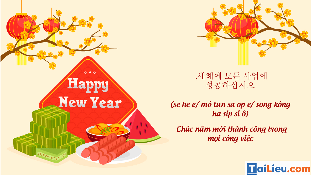 Chúc mừng năm mới tiếng Hàn