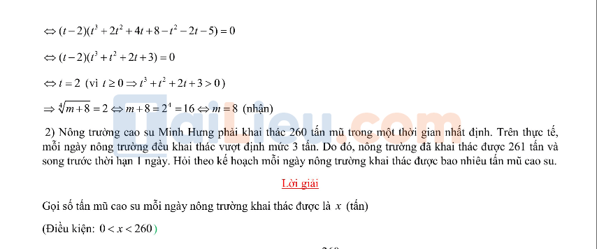 Đáp án đề thi tuyển sinh vào 10 môn toán năm 2020 tỉnh Bình Phước chính thức câu 3-3