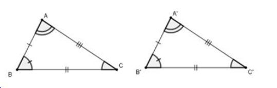 Hình 9 - Giải Toán Lớp 7 Bài 2: Lý thuyết hai tam giác bằng nhau đầy đủ nhất