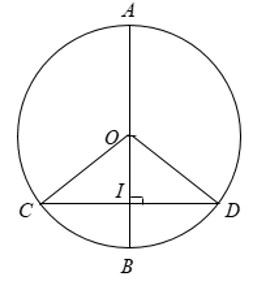 Hình 3: Giải Toán 9 Bài 2: Đường kính và dây của đường tròn