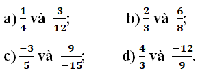 Trả lời câu hỏi toán 6 tập 2 bài 2: phân số bằng nhau