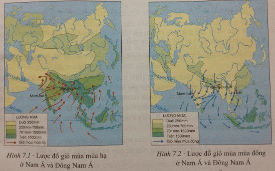Giải bài tập SGK Địa lý lớp 7 bài 7: Môi trường nhiệt đới gió mùa