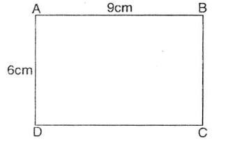 Tính diện tích của hình chữ nhật ABCD (kích thước  theo hình vẽ) trang 155 sgk Toán 3 | Để học tốt Toán 3