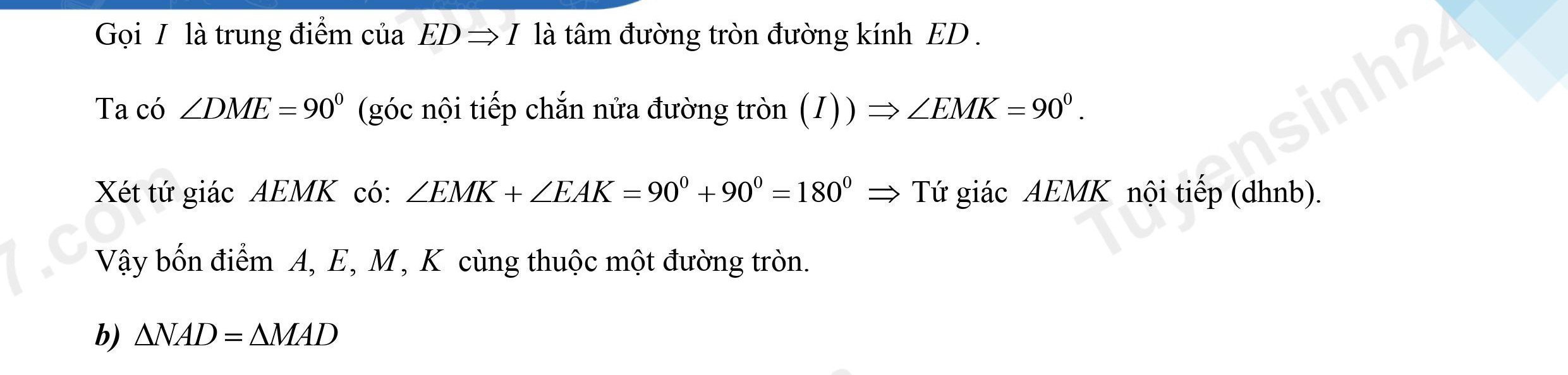 Đáp án Đề thi tuyển sinh lớp 10 môn Toán 2021 Thái Nguyên (Đề chung)