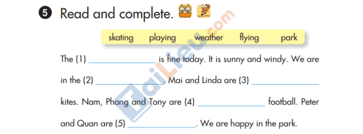 Unit 19 lesson 3 tiếng anh lớp 3