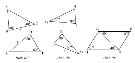 Giải bài tập SGK Toán lớp 7 bài 5: Trường hợp bằng nhau thứ ba của tam giác góc - cạnh - góc (g.c.g)
