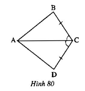 Giải bài tập SGK Toán lớp 7 bài 4: Trường hợp bằng nhau thứ hai của tam giác cạnh - góc - cạnh (c.g.c)