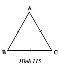 Giải bài tập SGK Toán lớp 7 bài 6: Tam giác cân