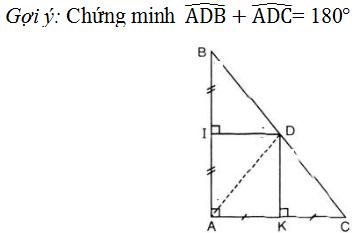 Giải bài tập SGK Toán lớp 7 bài 8: Tính chất ba đường trung trực của tam giác