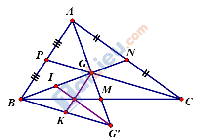 Tính chất ba đường trung tuyến của tam giác