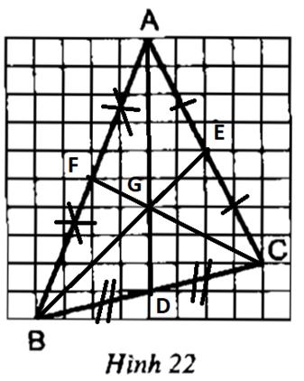 Giải bài tập SGK Toán lớp 7 bài 4: Tính chất ba đường trung tuyến của tam giác