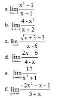 Giải bài tập Toán 11 Giới hạn của hàm số
