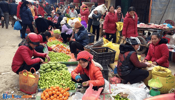 Thuyết minh về một phiên chợ quê Việt Nam