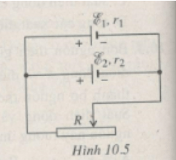Giải sách bài tập Vật lý 11 Bài 10: Ghép các nguồn điện thành bộ 4