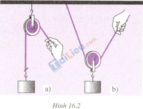 Giải bài tập Vật lý 6 Bài 16: Ròng rọc (5)