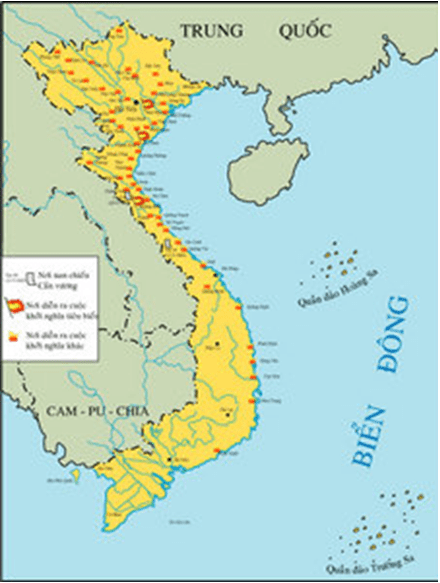 Lý thuyết Lịch Sử 11 Bài 21: Phong trào yêu nước chống Pháp của nhân dân Việt Nam trong những năm cuối thế kỉ XIX | Lý thuyết Lịch Sử 11 ngắn gọn