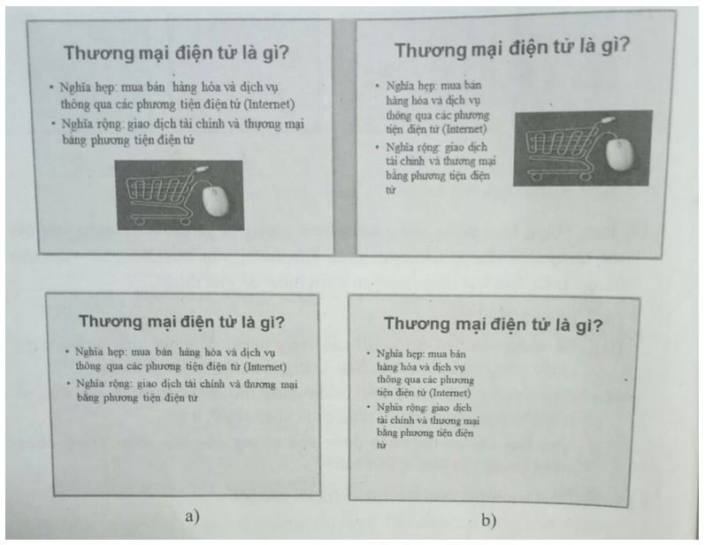 Bài 11, 12, 13 trang 55, 56 SBT Tin học 9 | Giải sách bài tập Tin học 9 hay nhất tại VietJack