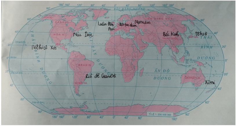 Giải tập bản đồ Địa Lí 10 | Tập bản đồ Địa Lí 10