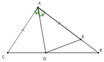 Trắc nghiệm Quan hệ giữa góc và cạnh đối diện trong một tam giác