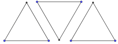 Cắt ba hình tam giác đều cạnh 4 cm rồi ghép lại thành một hình thang cân