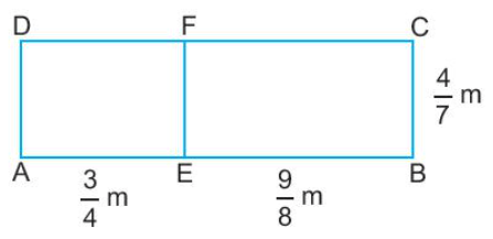 Tính diện tích hình chữ nhật ABCD trong hình dưới đây bằng hai cách, trong