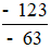Viết và đọc phân số trong mỗi trường hợp sau: a) Tử số là - 43, mẫu số là 19; 