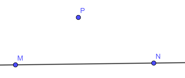 Vẽ hình trong các trường hợp sau: a) Ba điểm A, B, C thẳng