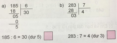 Giải Toán 3 VNEN Bài 39: Chia số có ba chữ số cho số có một chữ số | Hay nhất Giải bài tập Toán 3 VNEN