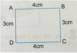 Giải Toán 3 VNEN Bài 48: Chu vi hình chữ nhật, chu vi hình vuông | Hay nhất Giải bài tập Toán 3 VNEN