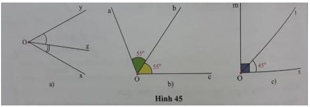 Giải Toán 6 VNEN Bài 3: Vẽ góc cho biết số đo - Tia phân giác của một góc | Hay nhất Giải bài tập Toán 6 VNEN