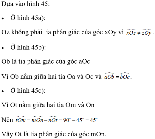 Giải Toán 6 VNEN Bài 3: Vẽ góc cho biết số đo - Tia phân giác của một góc | Hay nhất Giải bài tập Toán 6 VNEN