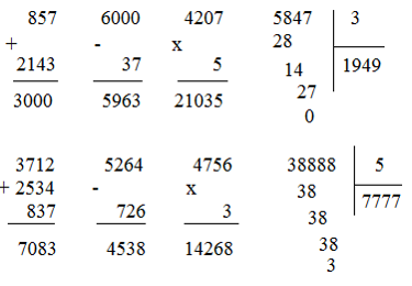 Giải Toán 3 VNEN Bài 92: Em ôn tập bốn phép tính trong phạm vi 100000 | Hay nhất Giải bài tập Toán 3 VNEN