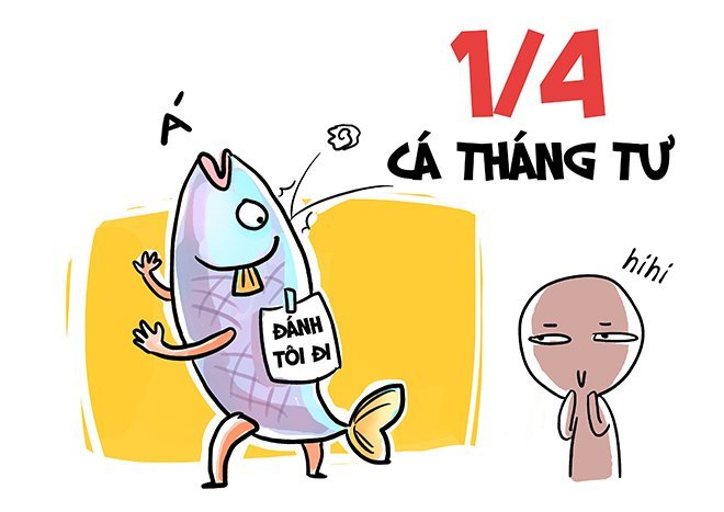 hình ảnh hài hước ngày cá tháng tư