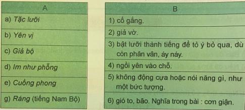 Giải SGK Tiếng Việt lớp 4 VNEN bài 6B 1