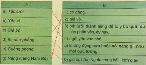 Giải SGK Tiếng Việt lớp 4 VNEN bài 6B 2