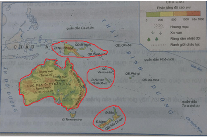Lịch Sử và Địa Lí 5 Bài 14: Châu Đại Dương và châu Nam Cực | Hay nhất Giải bài tập Lịch Sử và Địa Lí 5 VNEN