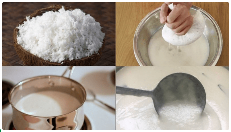 Cách làm nước cốt dừa Cách làm nước cốt dừa