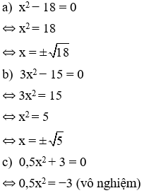 Giải Toán 9 VNEN Bài 3: Phương trình bậc hai một ẩn | Giải bài tập Toán 9 VNEN hay nhất