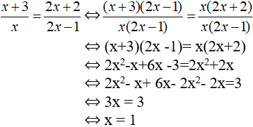 Giải Toán 8 VNEN Bài 3: Một số phương trình đưa được về dạng phương trình ax + b = 0 | Giải bài tập Toán 8 VNEN hay nhất