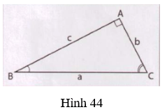 Giải Toán 9 VNEN Bài 5: Một số hệ thức về cạnh và góc trong tam giác vuông | Giải bài tập Toán 9 VNEN hay nhất
