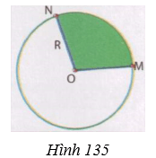 Giải Toán 9 VNEN Bài 12: Diện tích hình tròn - Hình quạt tròn | Giải bài tập Toán 9 VNEN hay nhất