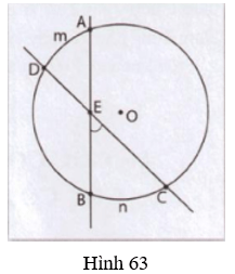 Giải Toán 9 VNEN Bài 6: Góc có đỉnh ở bên trong đường tròn - Góc có đỉnh ở bên ngoài đường tròn | Giải bài tập Toán 9 VNEN hay nhất