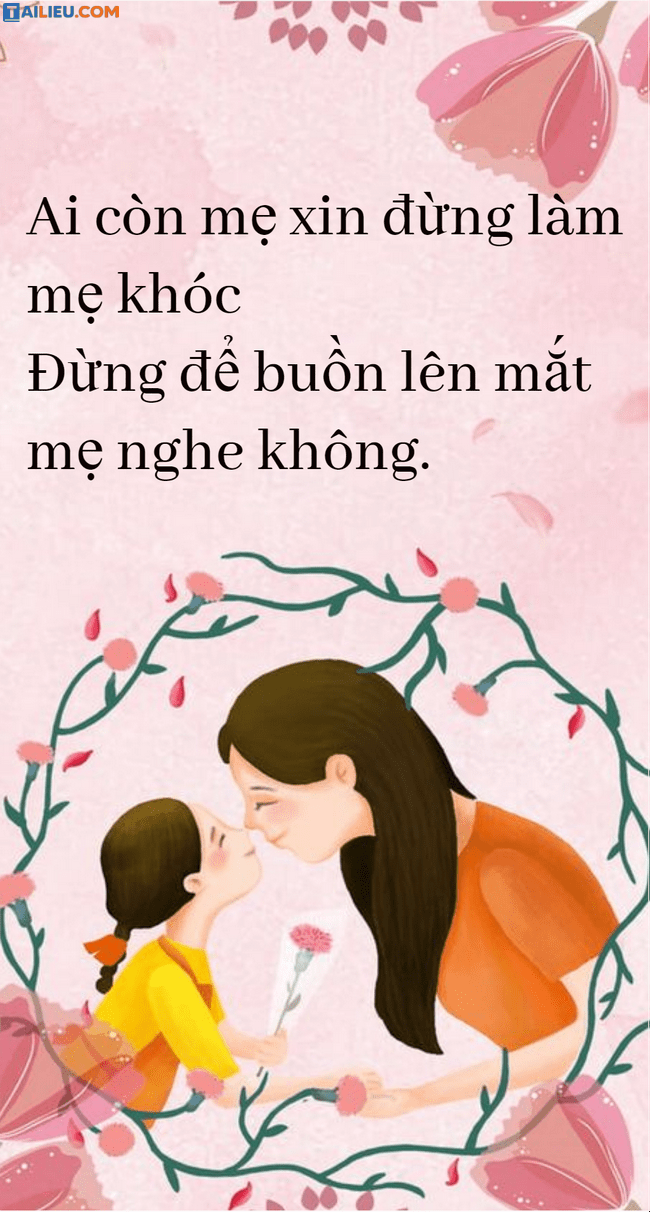 Câu thơ về ngày của Mẹ