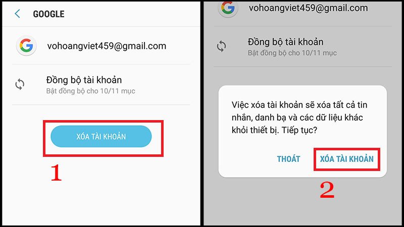 Cách đăng xuất Gmail trên điện thoại Android-3