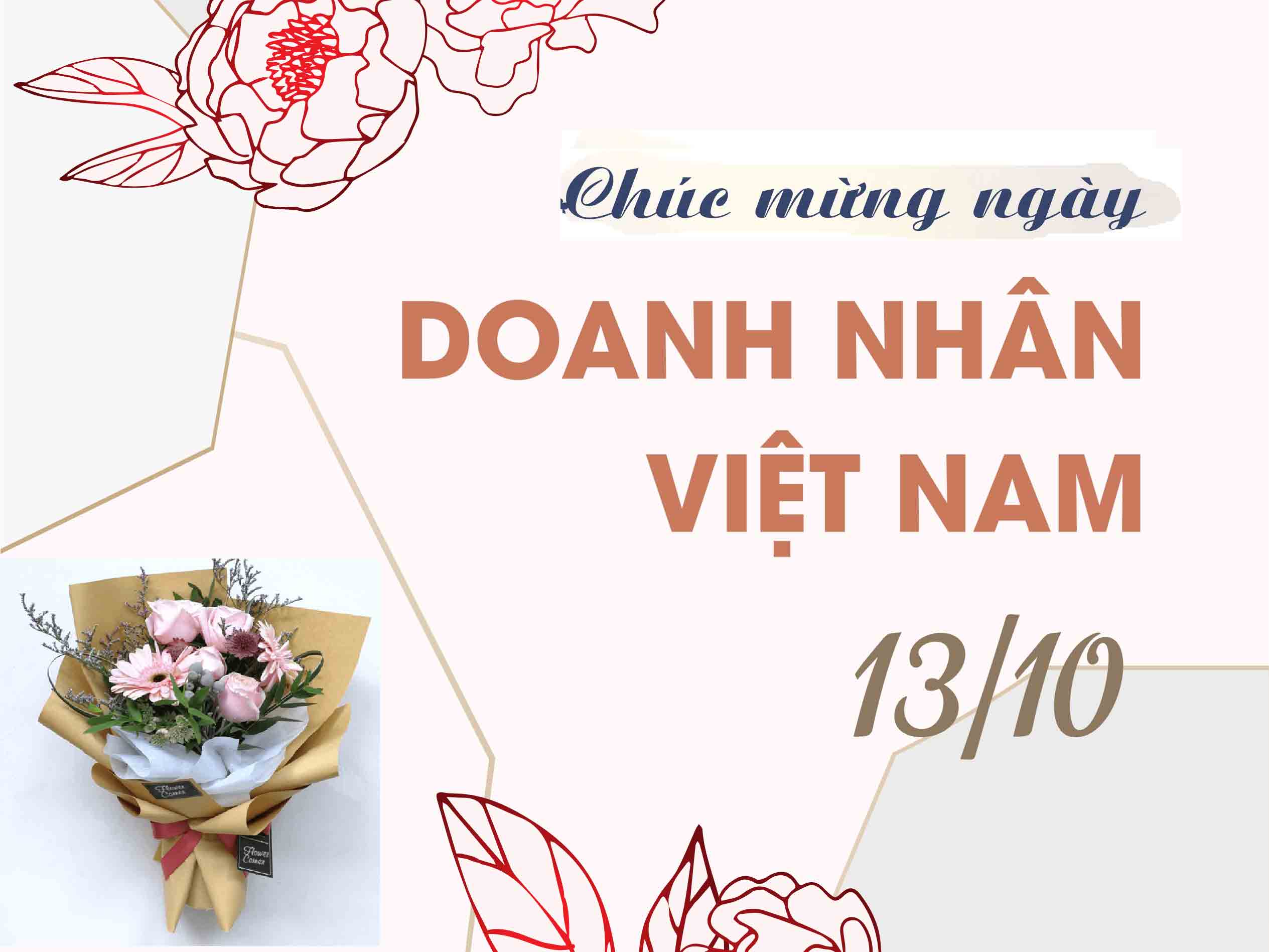 Thiệp chúc mừng Ngày Doanh nhân Việt Nam