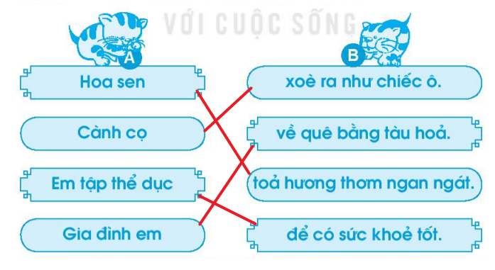 Giải VBT Tiếng Việt lớp 1 Tập 1 trang 65 Bài 74: oa, oe