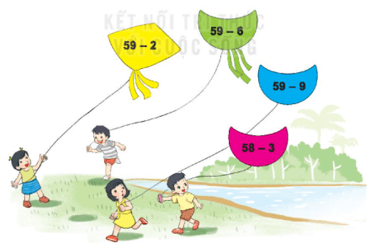 Giải SGK Toán lớp 1 Bài 31: Phép trừ số có hai chữ số cho số có một chữ số trang 52 | Kết nối tri thức