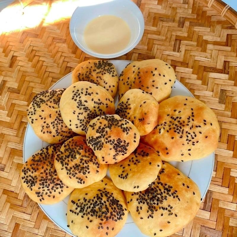 Thành phẩm bánh khoai lang nướng