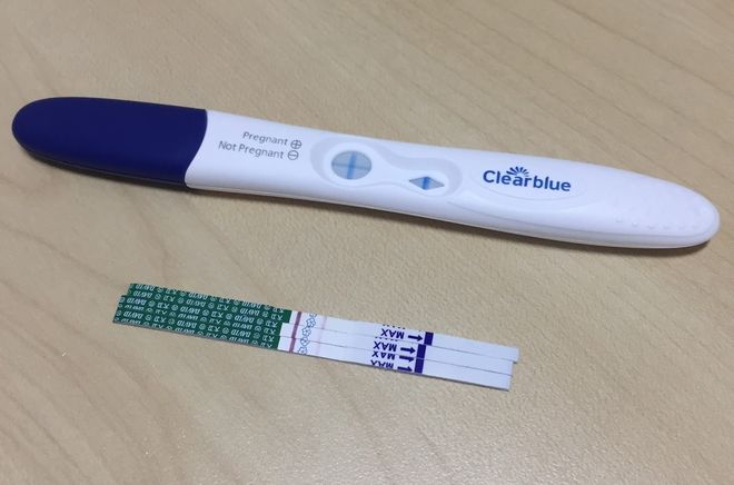 Sử dụng que thử thai điện tử đúng cách