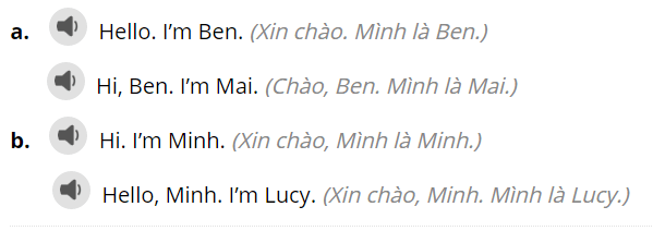 Giải Tiếng Anh lớp 3 Unit 1 Lesson 1